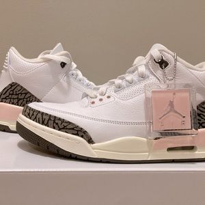 Neapolitan Dark Mocha Jordan 3’s- Women’s 8.5